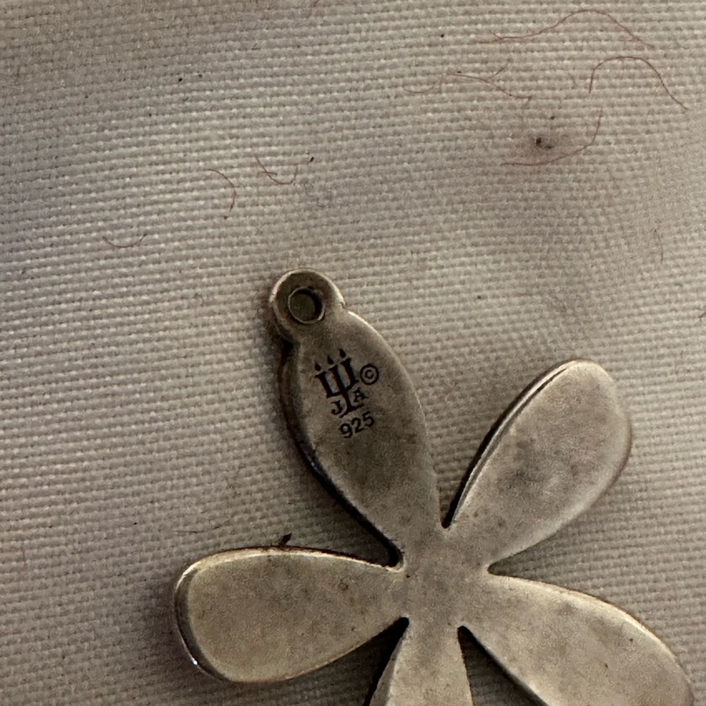 JA 925 Silver Flower Pendant